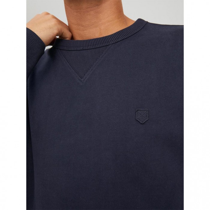 JACK & JONES  JPRCC PIMA SWEAT CREW NECK BLUE