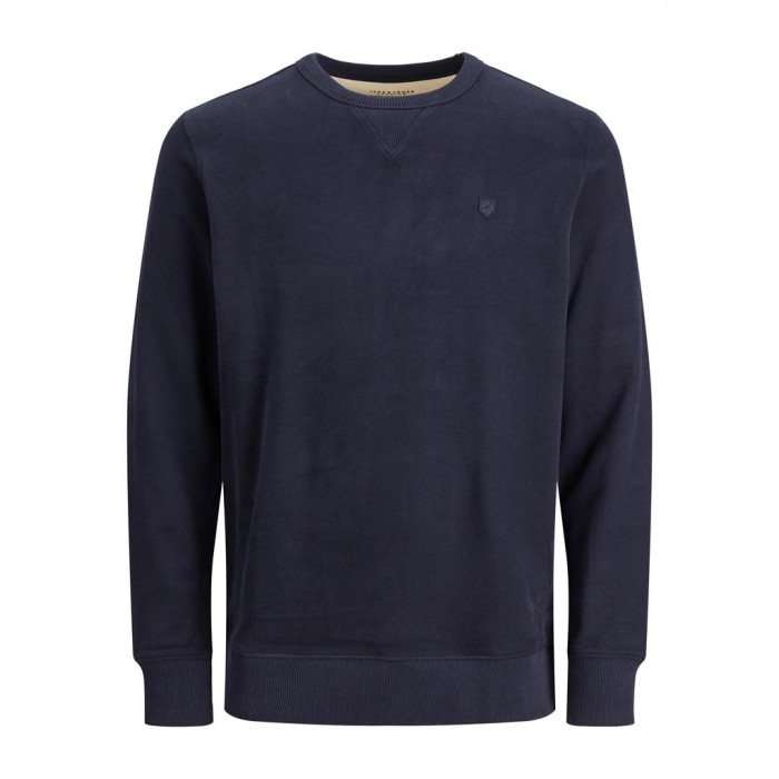 JACK & JONES  JPRCC PIMA SWEAT CREW NECK BLUE