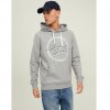 JACK & JONES LOGO HOODIE GREY / LIGHT GREY MELANGE