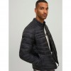 JACK & JONES LIGHTWEIGHT HIGH NECK PUFFER JACKET BLACK