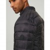 JACK & JONES LIGHTWEIGHT HIGH NECK PUFFER JACKET BLACK