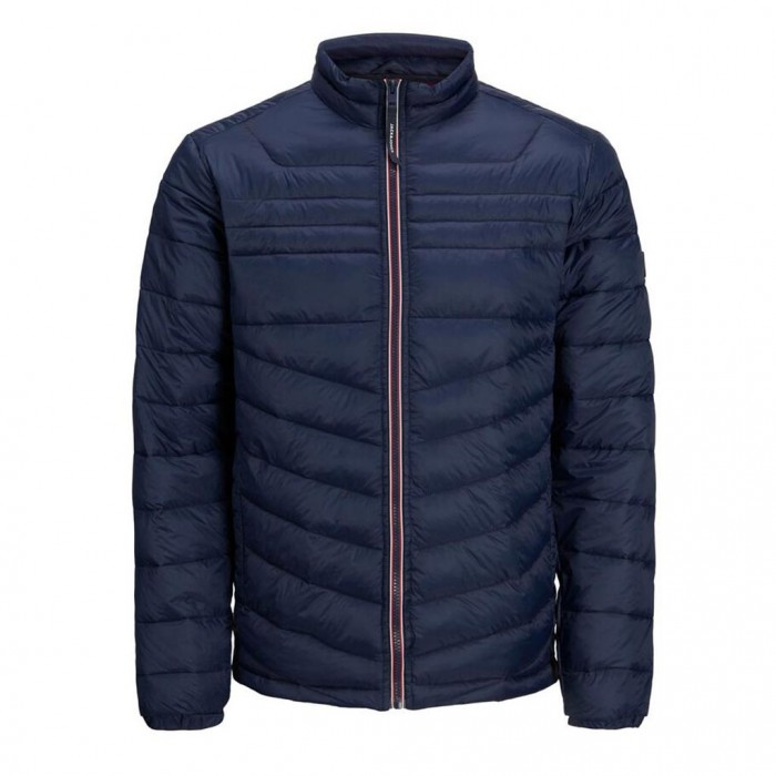 JACK & JONES LIGHTWEIGHT HIGH NECK PUFFER JACKET BLUE / NAVY BLAZER