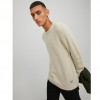 JACK & JONES JCOONO KNIT CREW NECK BEIGE / MOONBEAM