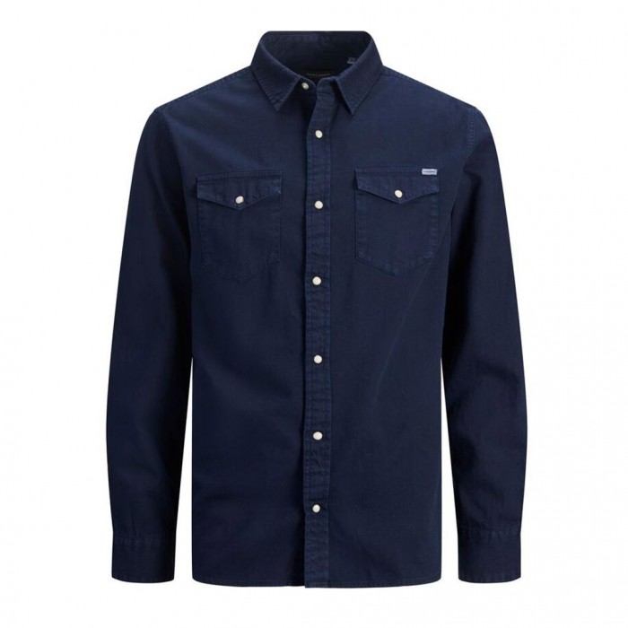 JACK & JONES DENIM SHIRT BLUE / DARK NAVY