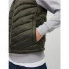 JACK & JONES  JJEHERO BODYWARMER COLLAR NOOS GREEN