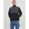 JACK & JONES JJEMARVIN FLEECE JACKET NOOS BLACK