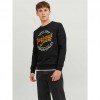 JACK & JONES JJMIKK SWEAT CREW NECK BLACK