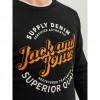 JACK & JONES JJMIKK SWEAT CREW NECK BLACK