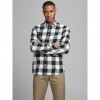 JACK & JONES  JJEGINGHAM TWILL SHIRT L/S NOOS WHITE