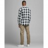 JACK & JONES  JJEGINGHAM TWILL SHIRT L/S NOOS WHITE