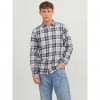 JACK & JONES JORJOSHUA CHECK SHIRT LS BLUE