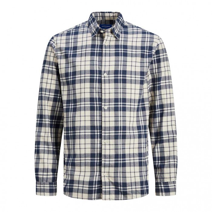 JACK & JONES JORJOSHUA CHECK SHIRT LS BLUE