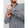 JACK & JONES JJEGINGHAM TWILL SHIRT L/S NOOS WHITE/BLUE