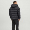 JACK & JONES JCOELEMENTS PU PUFFER SN BLACK