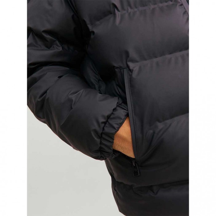 JACK & JONES JCOELEMENTS PU PUFFER SN BLACK