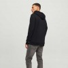 JACK & JONES  JJELOGO SWEAT HOOD 2 COL 23/24 NOOS BLACK