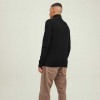 JACK & JONES JPRCCPERFECT KNIT HALF ZIP SN BLACK