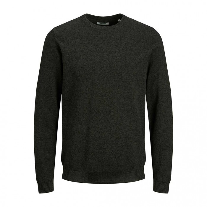 JACK & JONES JJEBASIC KNIT CREW NECK NOOS GREEN