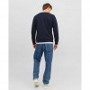 JACK & JONES JJMIKK SWEAT CREW NECK DARK BLUE