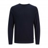 JACK & JONES JPRBLAANDERSON KNIT STRUCTURE CREW NECK DARK BLUE