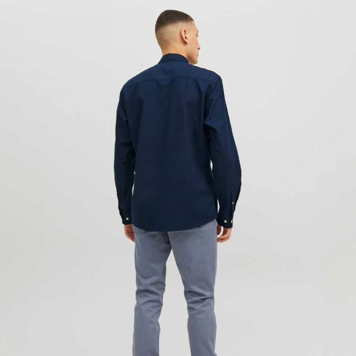 JACK & JONES JJEOXFORD SHIRT LS NOOS NAVY BLAZER