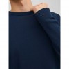 JACK & JONES  JJEBASIC KNIT CREW NECK NOOS DARK BLUE