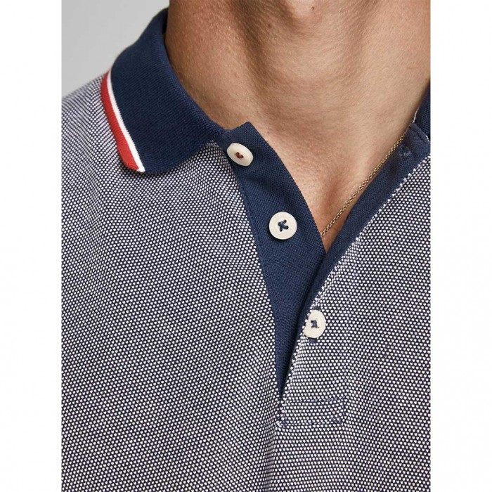 JACK & JONES JPRBLUWIN POLO LS BLUE