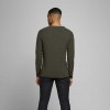 JACK & JONES JJEHILL KNIT CREW NECK NOOS GREEN