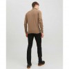 JACK & JONES JJEEMIL KNIT ROLL NECK NOOS BROWN