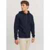 JACK & JONES  JJEBRADLEY SWEAT ZIP HOOD NOOS BLUE