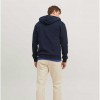 JACK & JONES  JJEBRADLEY SWEAT ZIP HOOD NOOS BLUE