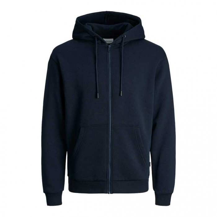 JACK & JONES  JJEBRADLEY SWEAT ZIP HOOD NOOS BLUE