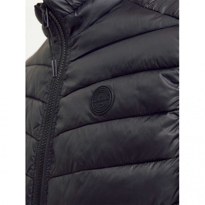 JACK & JONES JJESPRINT BODYWARMER COLLAR NOOS BLACK