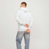 JACK & JONES  JJFERRIS SWEAT HOOD GREY MELANGE