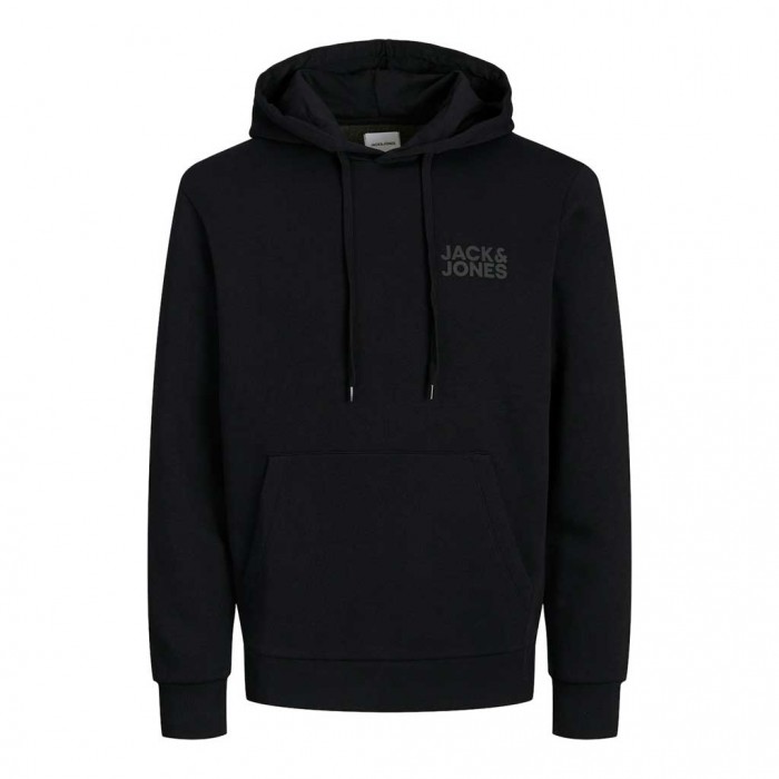 JACK & JONES  JJECORP LOGO SWEAT HOOD NOOS BLACK