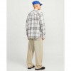 JACK & JONES JORJOSHUA FLANNEL CHECK SHIRT LS LN WHITE