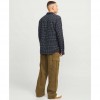 JACK & JONES JORJOSHUA FLANNEL CHECK SHIRT LS LN BLACK