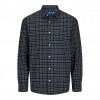 JACK & JONES JORJOSHUA FLANNEL CHECK SHIRT LS LN BLACK