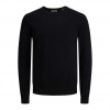 JACK & JONES  JJEEMIL KNIT CREW NECK NOOS BLACK