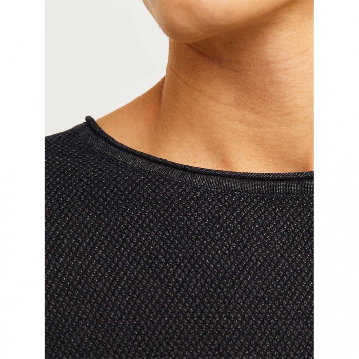 JACK & JONES  JJDEAN KNIT CREW NECK AW24 BLACK