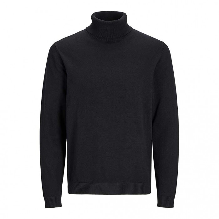 JACK & JONES JJEBASIC KNIT ROLL NECK NOOS BLACK