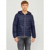 JACK & JONES JJESPRINT PUFFER HOOD NOOS BLUE