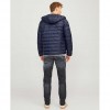 JACK & JONES JJESPRINT PUFFER HOOD NOOS BLUE