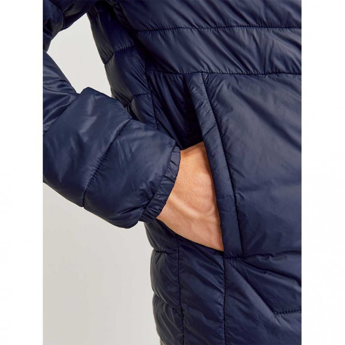 JACK & JONES JJESPRINT PUFFER HOOD NOOS BLUE