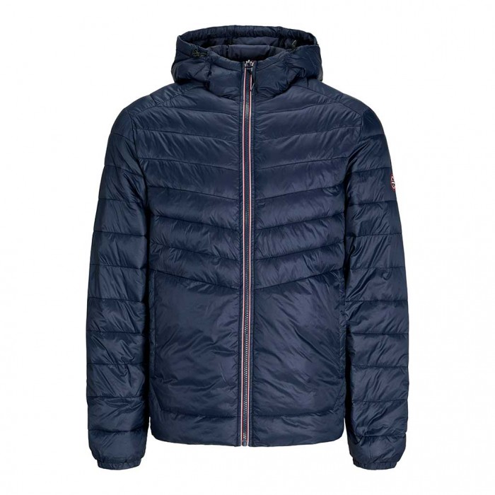 JACK & JONES JJESPRINT PUFFER HOOD NOOS BLUE