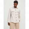 JACK & JONES JJEBRADLEY OLLIE OVERSHIRT LS NOOS ECRU