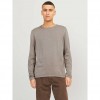 JACK & JONES JJELEO KNIT CREW NECK NOOS BEIGE