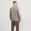 JACK & JONES JJELEO KNIT CREW NECK NOOS BEIGE