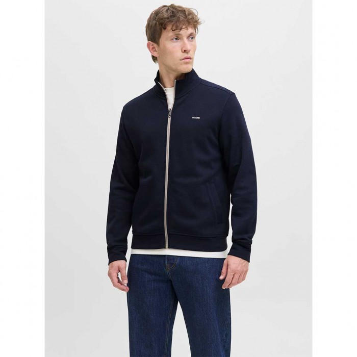 JACK & JONES JPRBLUALVES SWEAT ZIP-THROUGH BLUE