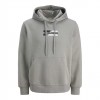 JACK & JONES JJCORP GRAPHIC SWEAT HOOD LN GRAY